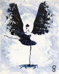 Black Bird - Peinture Acrylique